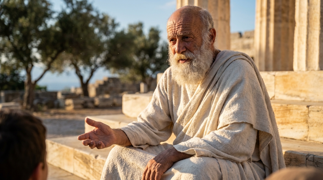 Unlocking Wisdom Through the Core Tenets of Socratic Philosophy featured 1764685176302