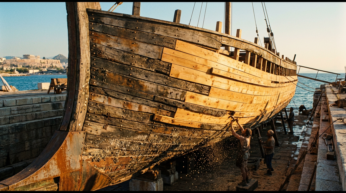 The Ship of Theseus Paradox: Exploring Identity and Change the ship of theseus paradox exploring identity and 1765635545398