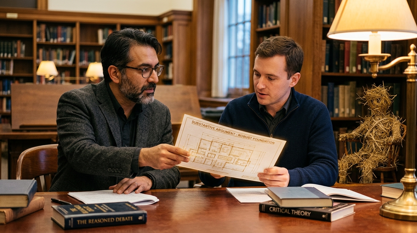 Defeating The Weakness Of Straw Man Arguments