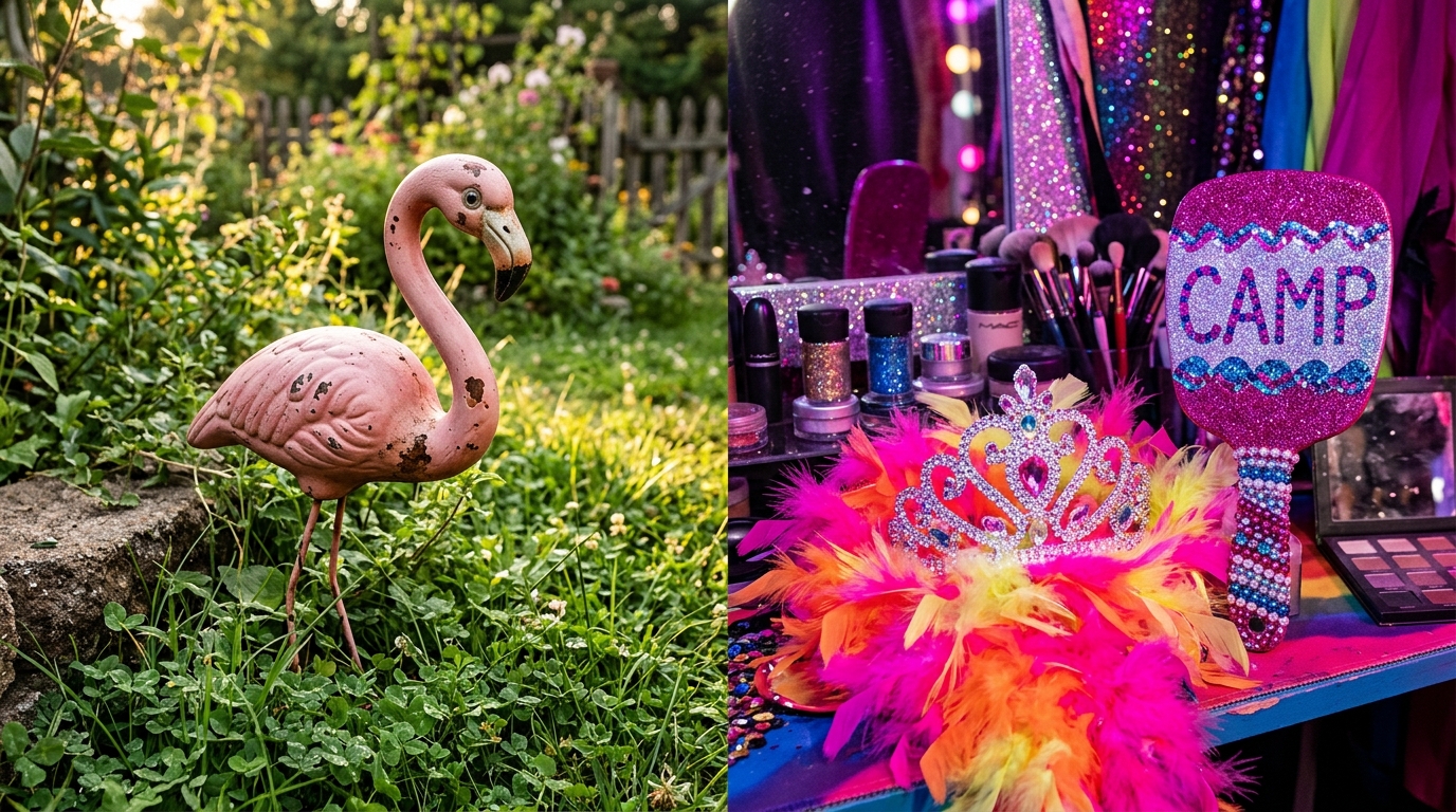 Distinguishing Sincere Kitsch From Ironic Camp